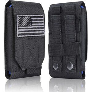 Black Tactical Molle CellPhone Pouch Case